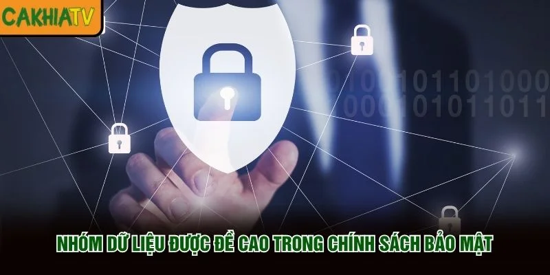 Nhóm dữ liệu được đề cao trong chính sách bảo mật